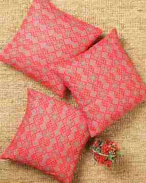 Set of 3 Digital Print Cushion Covers 16" x 16"