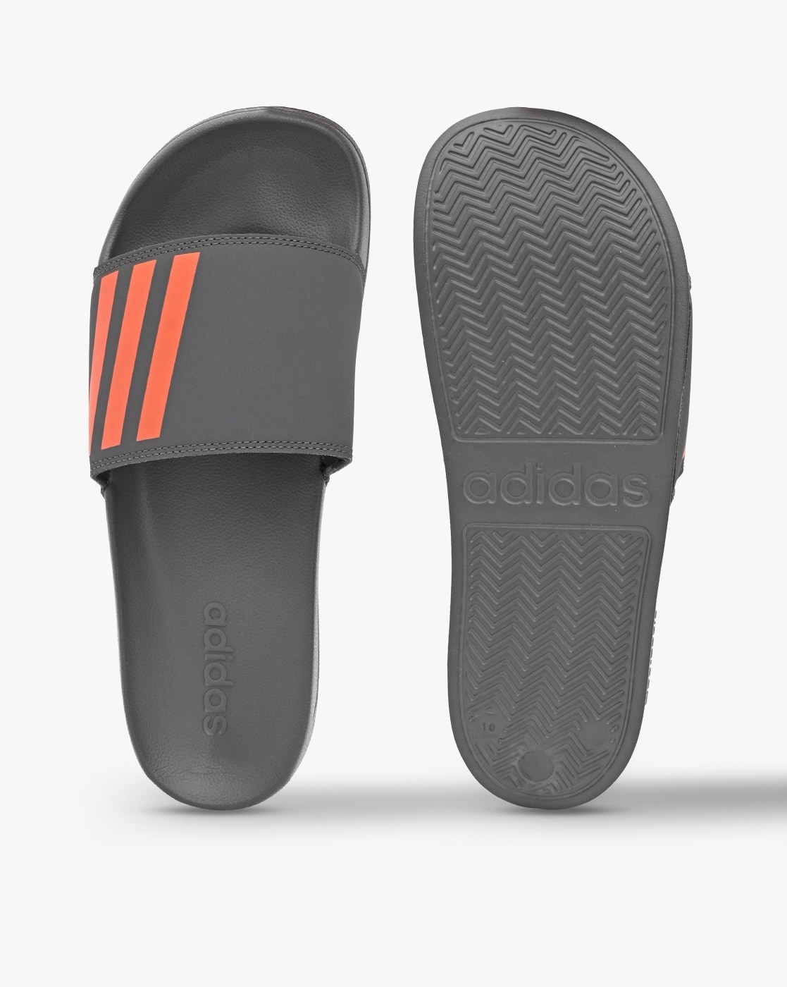 Adidas comfort slides online grey