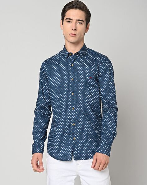 Mufti Men Printed Slim Fit Shirt