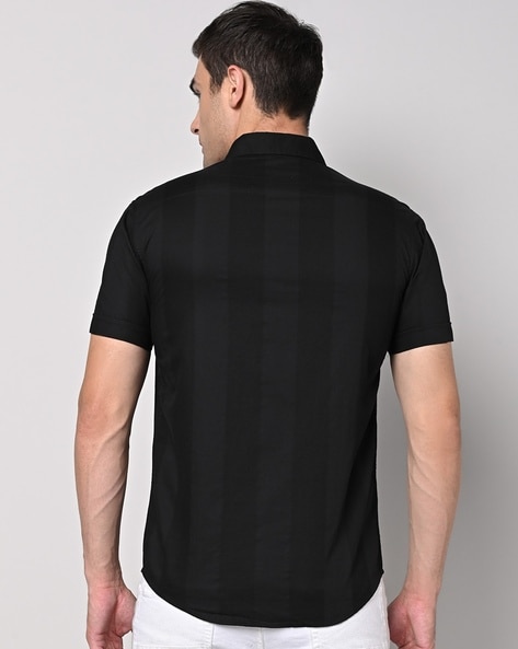 Mens burberry shirt cheap with shoulder patches