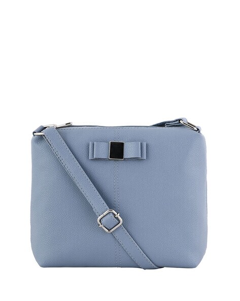 Buy Kate Spade Monica Pebbled Leather Crossbody Bag Purse Handbag, Dusty  Blue at Amazon.in