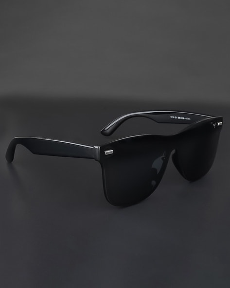 Buy Flat Lens with Dark Frame Sunglasses - Cappel's