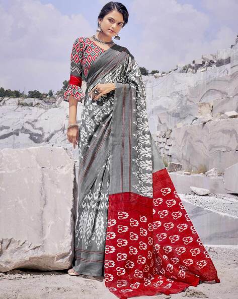 Buy Black Sarees for Women by SATRANI Online | Ajio.com