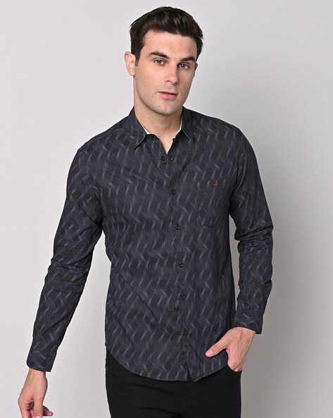 Mufti Men Printed Slim Fit Shirt