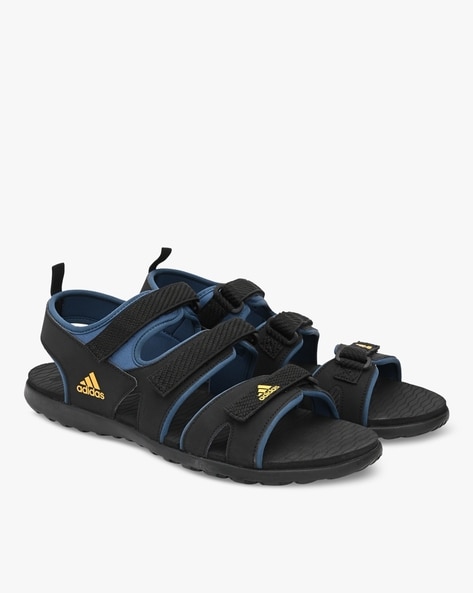 Adidas cheap striped sandals