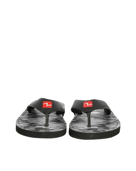 Sparx slippers black online grey