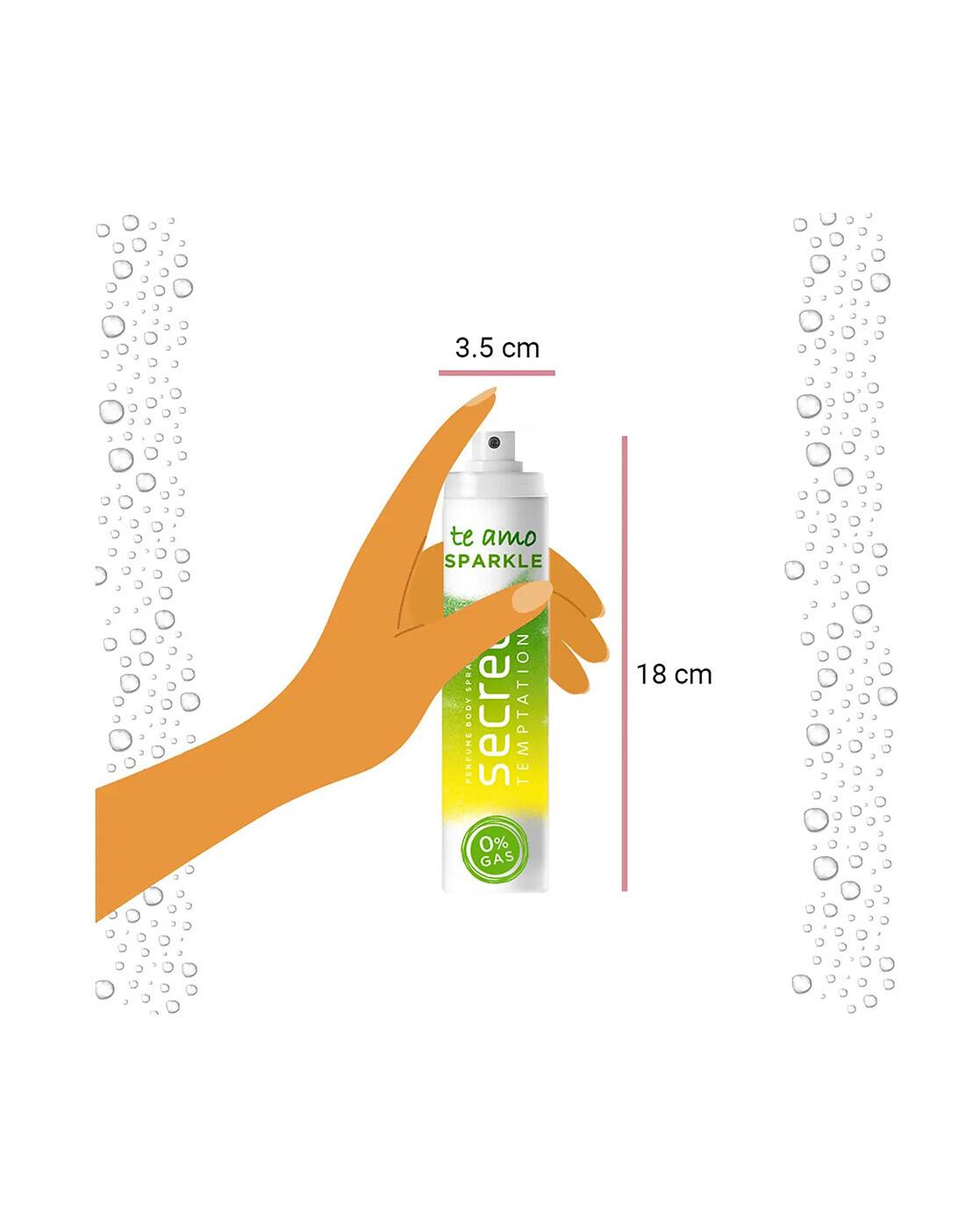 Te Amo Sparkle No Gas Perfume Body Mist