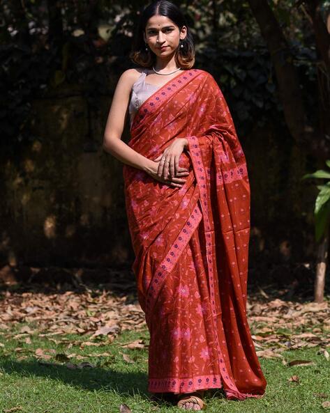 Purchase Cotton Acrylic Sarees From Suta | Handloom Cotton Sarees