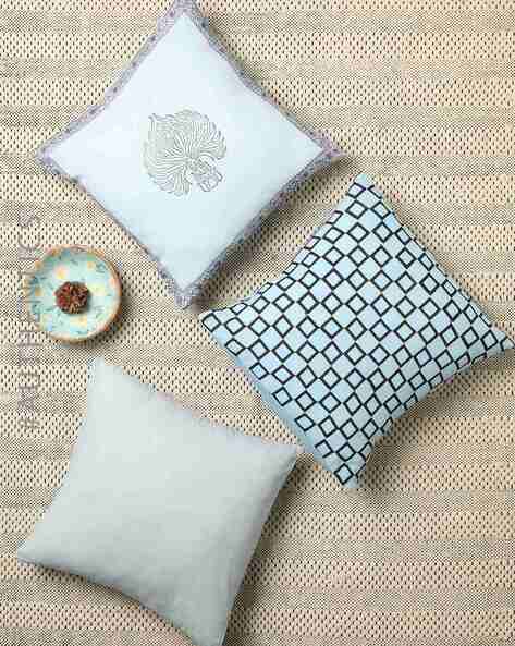 Indie Picks Set of 3 Handblock Print Cushion Covers