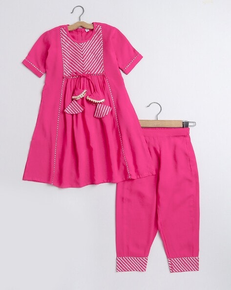 Buy Fuchsia Ethnic Wear Sets for Girls by The Magic Wand Online