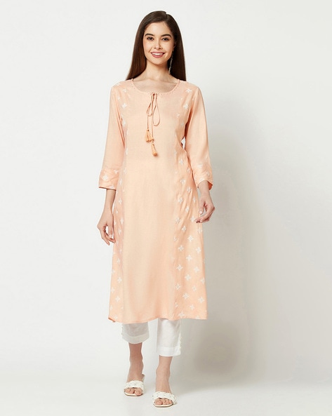 Imara Embellished A-Line Kurta