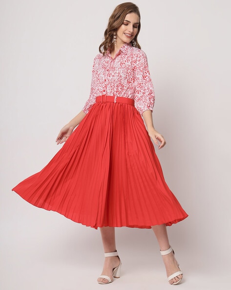 Buy Peach Skirts for Women by OTABU Online