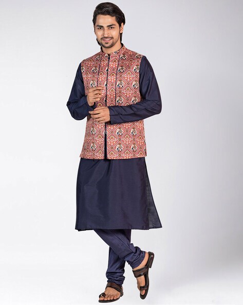 Albela Jacket Kurta Set Of 3 ° – Baise Gaba