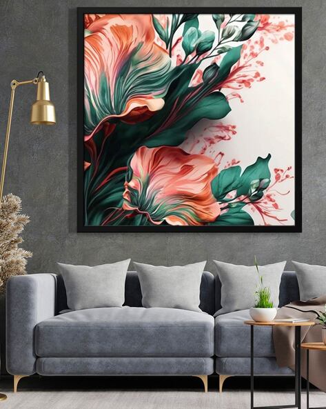 Printed Square-Shaped Wall Art Painting