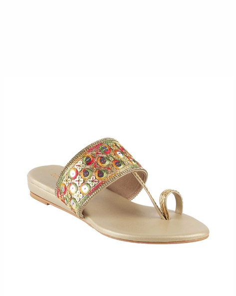 Gold best sale toe slides