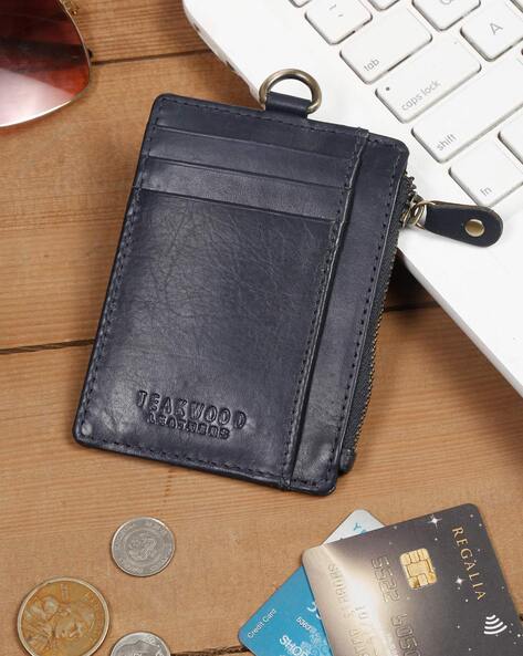 RFID protected genuine hunter leather wallet for men, unisex zipper wallet,  multiple card slots pure leather purse, compact bifold notecase, easy to  carry men's and boys wallet, card holder money organiser, zip