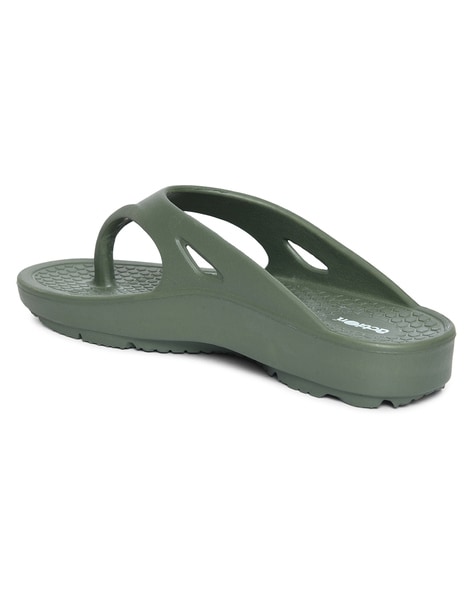 Buy Olive Flip Flop Slippers for Men by ACTION Online Ajio