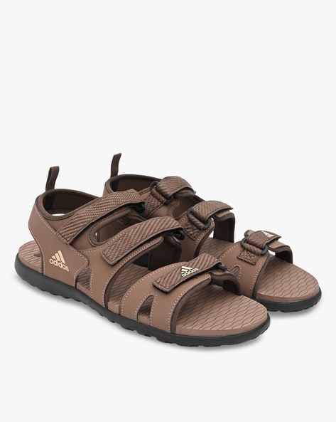 Men Yanet Striped Sandals with Velcro Fastening