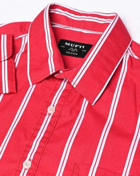 Buy Red White Shirts for Men by MUFTI Online