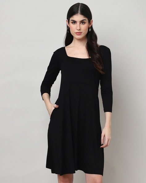 Buy Black Dresses for Women by Femella Online