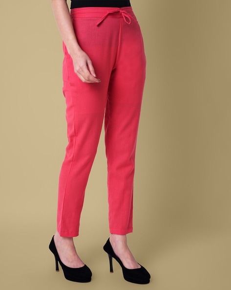 Buy Black Trousers & Pants for Women by VISIT WEAR Online | Ajio.com