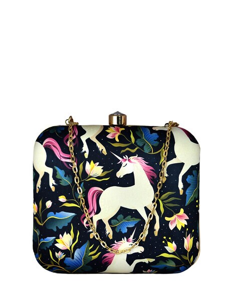 Unicorn on sale clutch bag