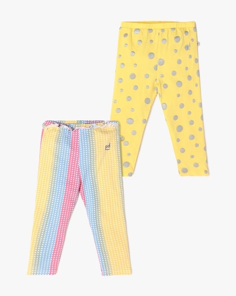 Buy Multicoloured Leggings for Girls by PLAYDAY Online