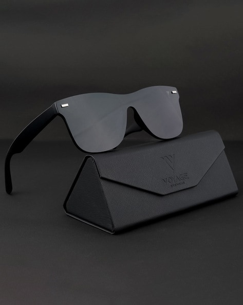 Buy Voyage Polarized & UV Protected Black Wayfarer Sunglasses for Unisex  Adult - 1266MG4147 Online