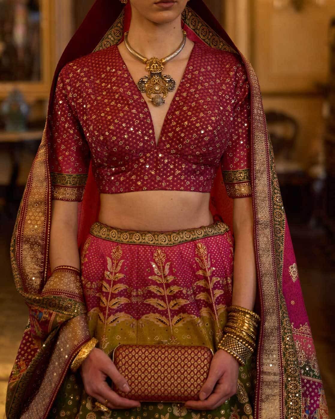 Buy Sabyasachi Designer Lehenga Choli Indian Wedding Dress for Woman  Lehanga for Teenage Girls Embroidery Work Bollywood Lehenga for Wedding  Online in India - Etsy