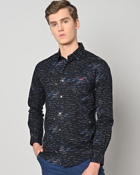 Mufti Men Printed Slim Fit Shirt