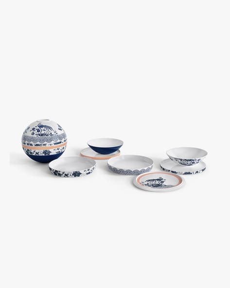 VIIIeroy Boch ビレレイ Buy VILLEROY & BOCH La Boule Paradiso Set | White & Blue Color