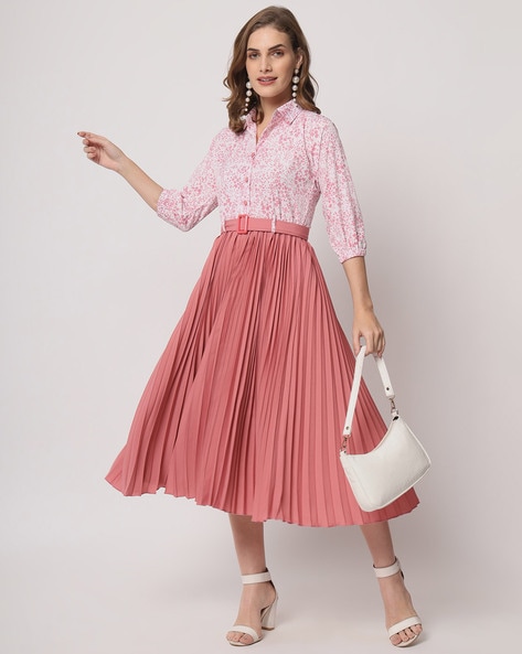 Peach a line on sale dress