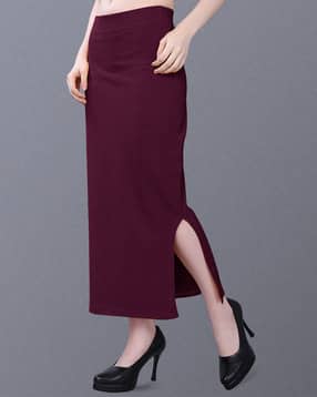 A-Line Skirt with Side Slit