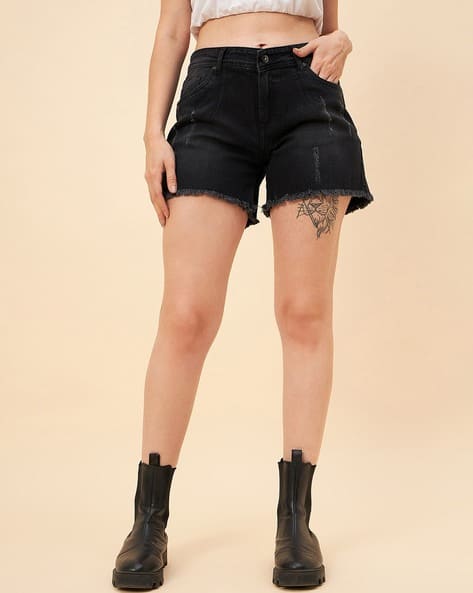 Buy Black Shorts for Women by High Star Online