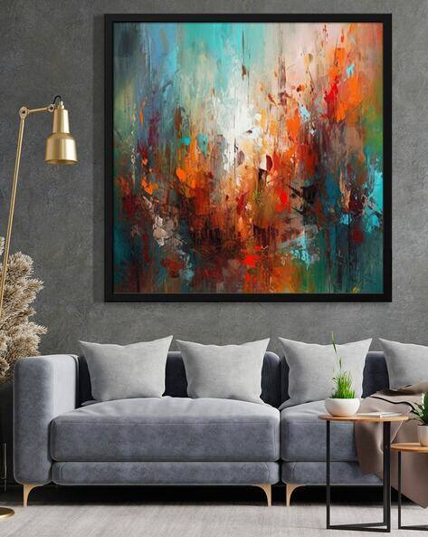 999store Printed Square Shape Wall Art Painting