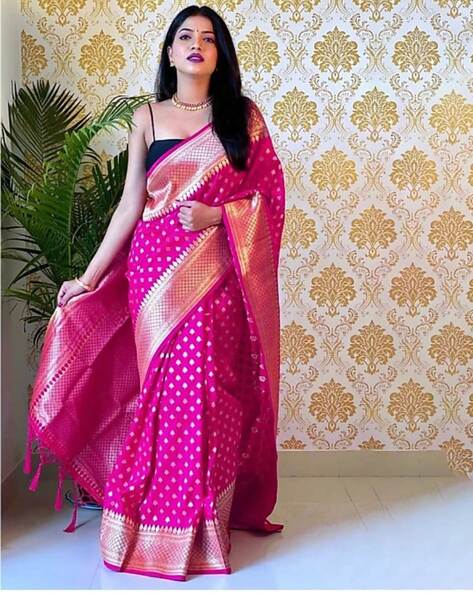 Where can I buy original banarasi silk saree and what is the cost range  usually? - Quora