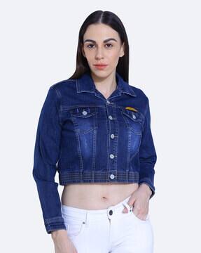 Buy Blue Jackets & Coats for Women by Fck-3 Online | Ajio.com