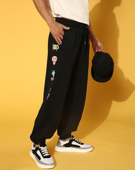 Graphic Joggers with Insert Pockets