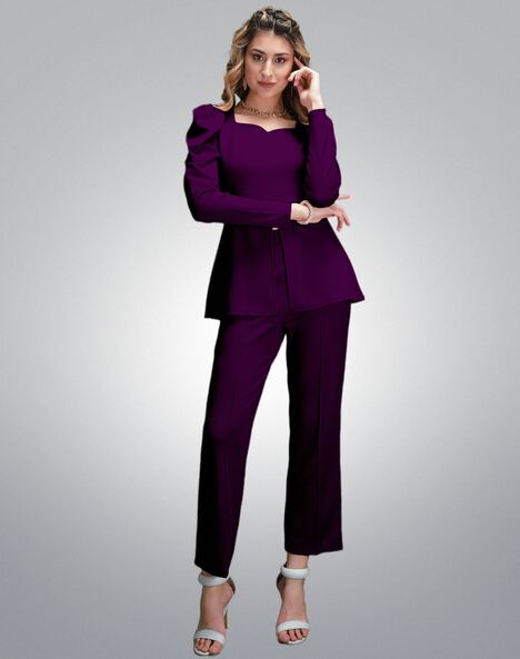 Buy Girls Purple Mid Rise Pants Online at KidsOnly  263684902