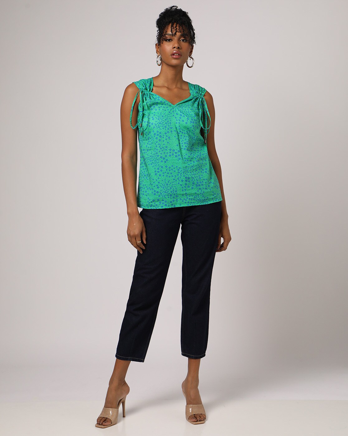 Buy Green Tops for Women by Encrustd Online