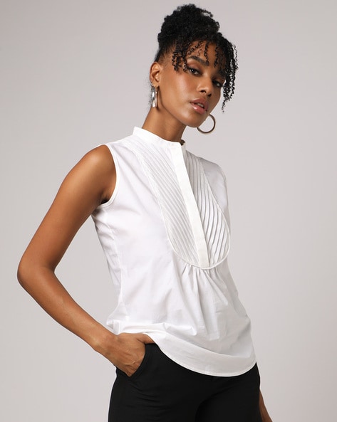 Buy White Tops for Women by Encrustd Online