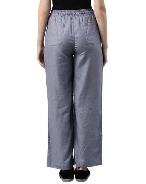 Buy Blue Pants for Women by GO COLORS Online