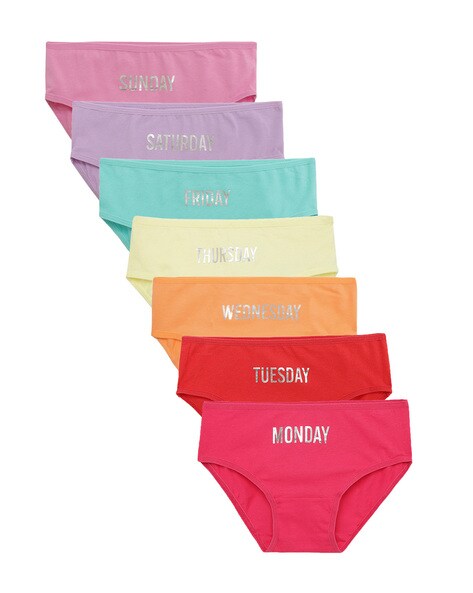 Buy Multicoloured Panties & Bloomers for Girls by Mothercare Online