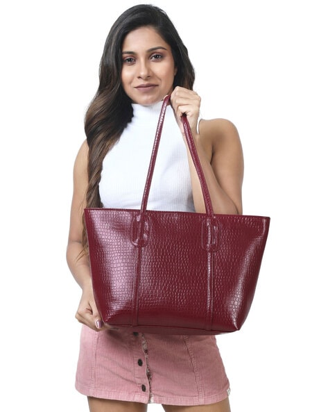 Buy Red Crocodile Bag Online In India -  India