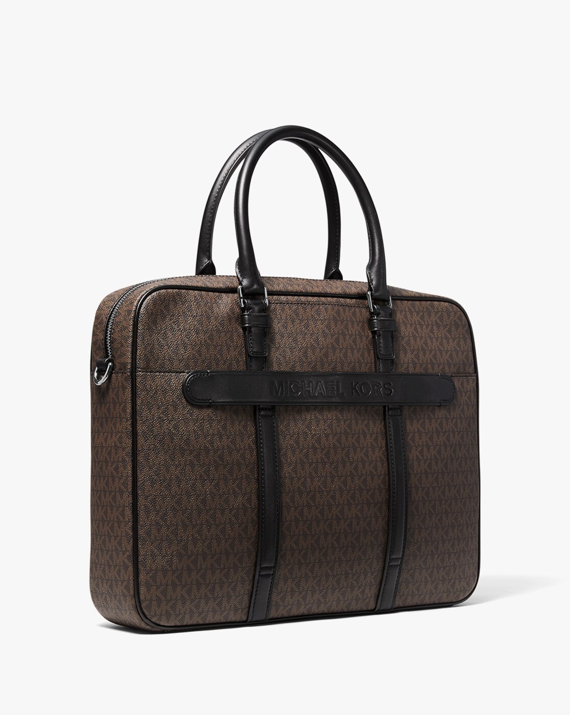 Michael Kors Women Gilly Shoulder Tote Laptop Handbag Bag + Double Zip  Wallet MK LUGGAGE BROWN MULTI - Michael Kors bag - | Fash Brands