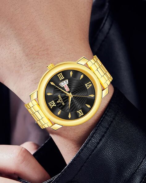 Mens gold clearance watches online