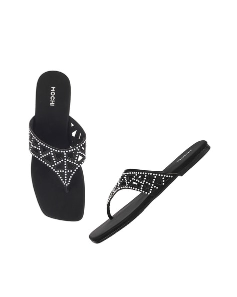 Buy Mochi Women Black Casual Sandals Online | SKU: 33-2-11-36 – Mochi Shoes-sgquangbinhtourist.com.vn