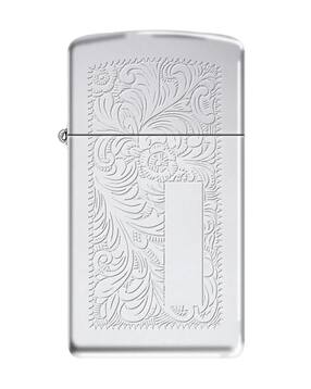 zippo Slim Chrome Venetian Windproof Pocket Lighter-picture-18