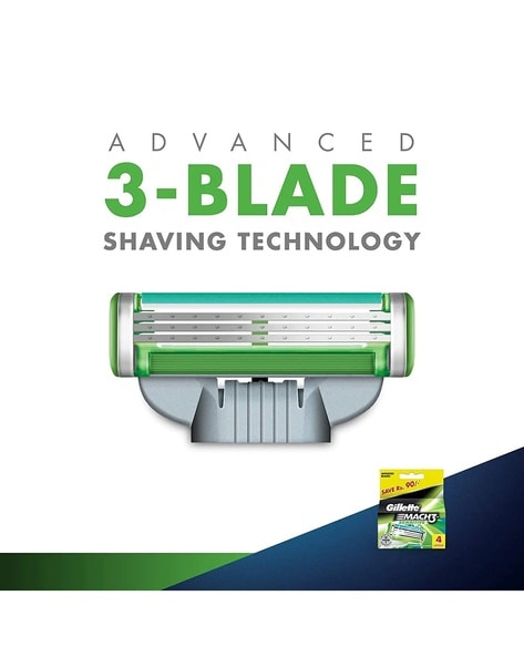 Gillette Mach3 Sensitive Razors for Men, 1 Gillette Razor, 5 Razor Blade  Refills, Designed for Sensitive Skin Razor + 5 Refills