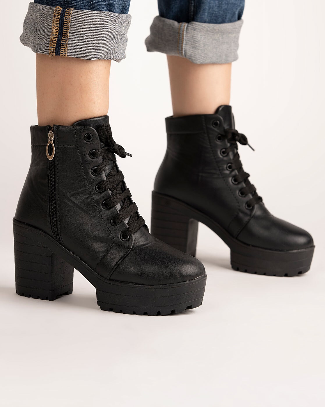 Buy Black Boots for Women by Shoetopia Online